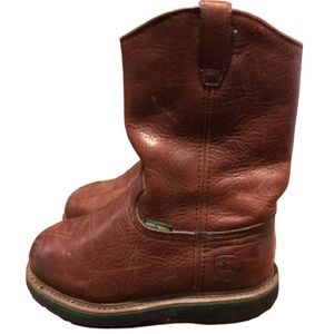 John Deere AG Steel Toe Waterproof Pull-On Work Boot